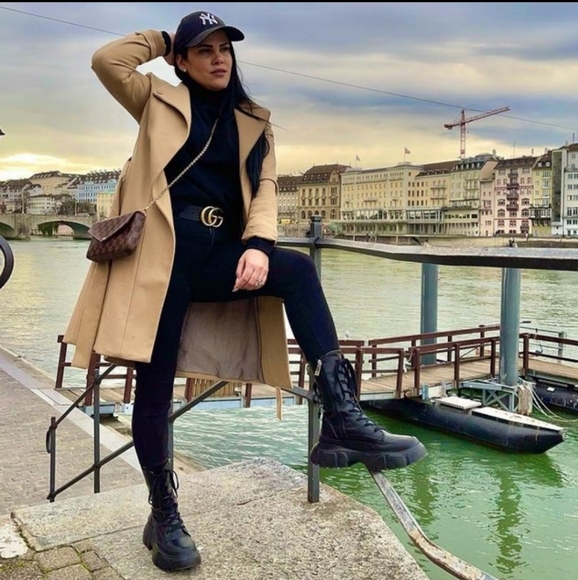 Zara low heeled lug sole leather boots - Picture 15 of 16